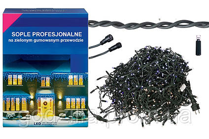 Новорічна гірлянда 500 LED, 18 м, Кабель 3,5 мм, 22W, Колір на вибір