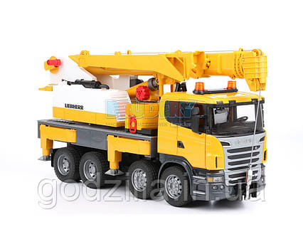 BRUDER  03570  SCANIA  кран  Liebherr