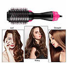 Фен-щітка для волосся 3в1 One Step Hair Dryer, 1000 Вт/ Фен браш для укладання волосся/Фен-стайлер для випрямлення, фото 7