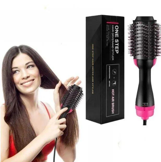Фен-щітка для волосся 3в1 One Step Hair Dryer, 1000 Вт/ Фен браш для укладання волосся/Фен-стайлер для випрямлення