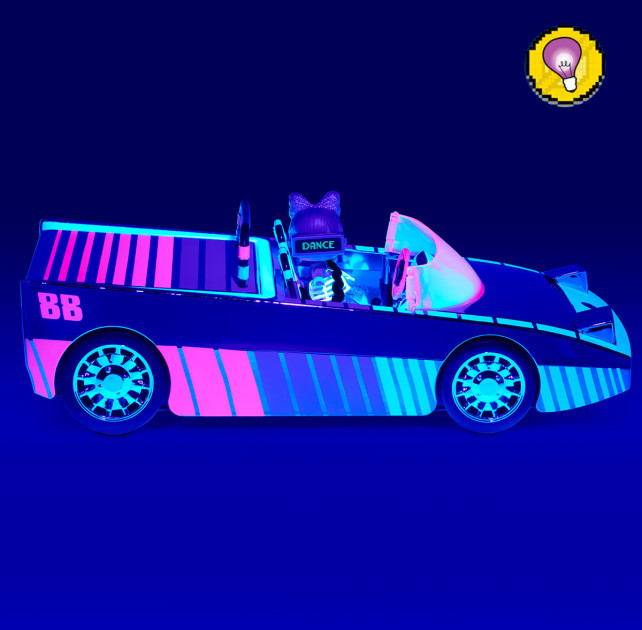 Оригинал! Игровой набор с куклой ЛОЛ Кабриолет Танцмашина LOL Surprise Dance Machine Car with Exclusive Doll - фото 9 - id-p1392939432