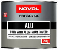 Шпатлівка Novol Alu з добавкою алюмінієвого пилу (упаковка 750гр) 1162