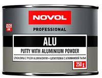 Шпатлівка Novol Alu з добавкою алюмінієвого пилу (упаковка 250гр) 1160