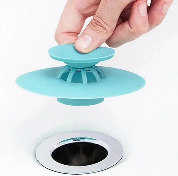 ОПТ-фільтр заглушка для раковини силіконовий корок універсальний, фото 1