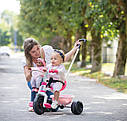 Дитячий велосипед з ручкою Smoby Королла Corolle Be Fun рожево - білий 740329, фото 4