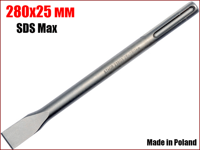 Зубило  для перфоратора SDS Max 280х25 мм STHOR 23603