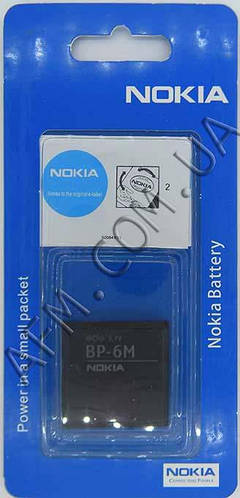 АКБ оригинал Nokia BP- 6M 3250/ 6151/ 6233/ 6280/ 6288/ 9300/ 9300i ...