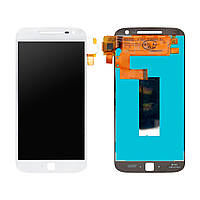Дисплей Motorola XT1641 Moto G4 Plus, XT1642 Moto G4 Plus, XT1644 Moto G4 Plus з тачскрином, White