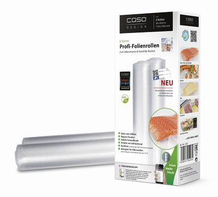 Плівка для вакуумування Caso 27,5x600 см, 2 шт., фото 1