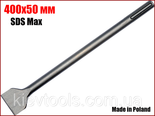 Лопатка широка по бетону SDS Max 400х50 мм STHOR 23606