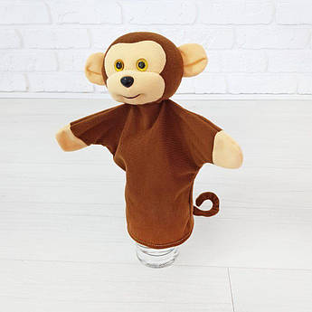 Іграшка рукавичка на руку ляльковий театр Мавпа 30 см