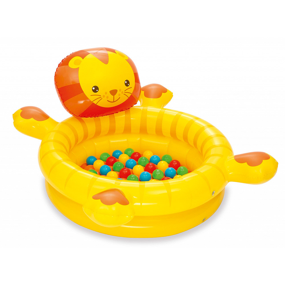 Детский надувной бассейн BESTWAY 52261 Лев с шариками / цвет желтый** - фото 1 - id-p1393006348
