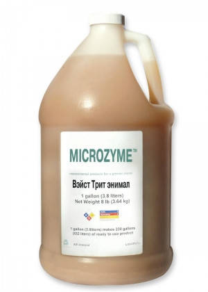 Біопрепарат для Розкладання Фекалій Тварин - Microzyme - Вейст-Тріт Енімал 3,785 л - ОРИГІНАЛ, фото 2
