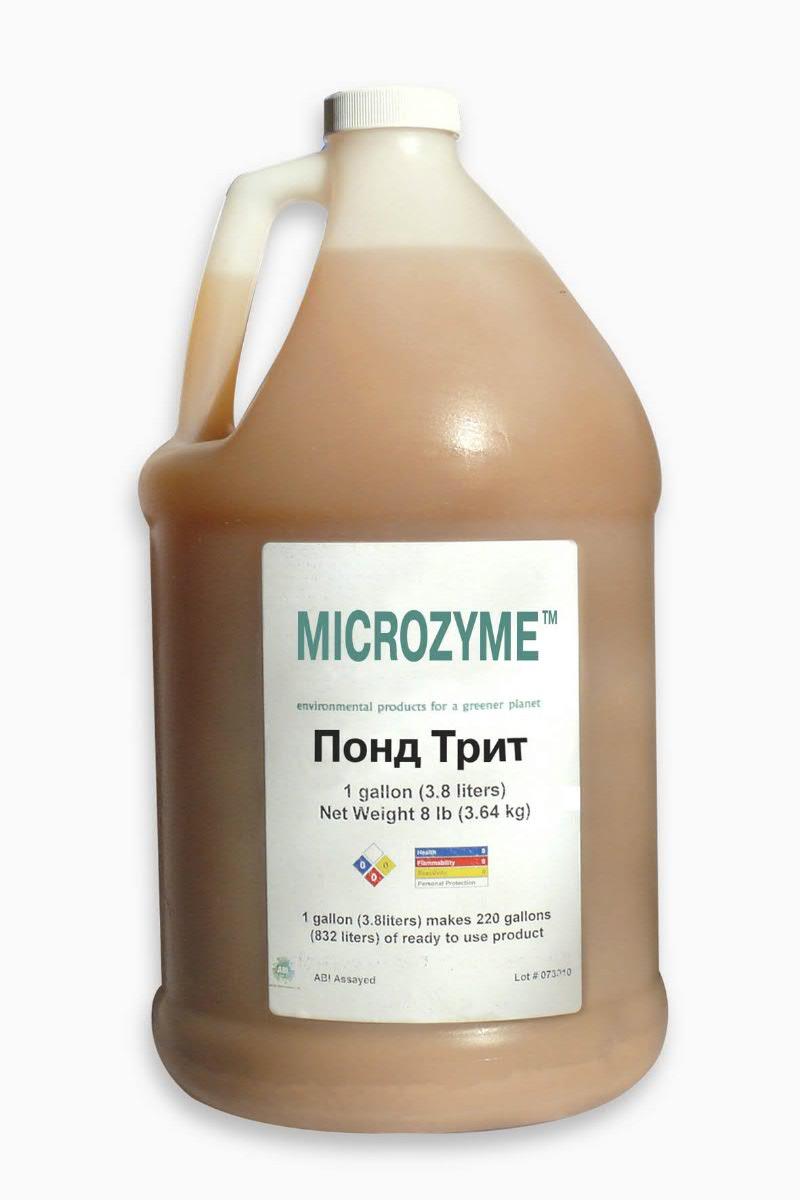 Биопрепарат для Восстановления Эстетики и Биологического Баланса - Microzyme - Понд-Трит 3,785 л - ОРИГИНАЛ - фото 1 - id-p1393018213