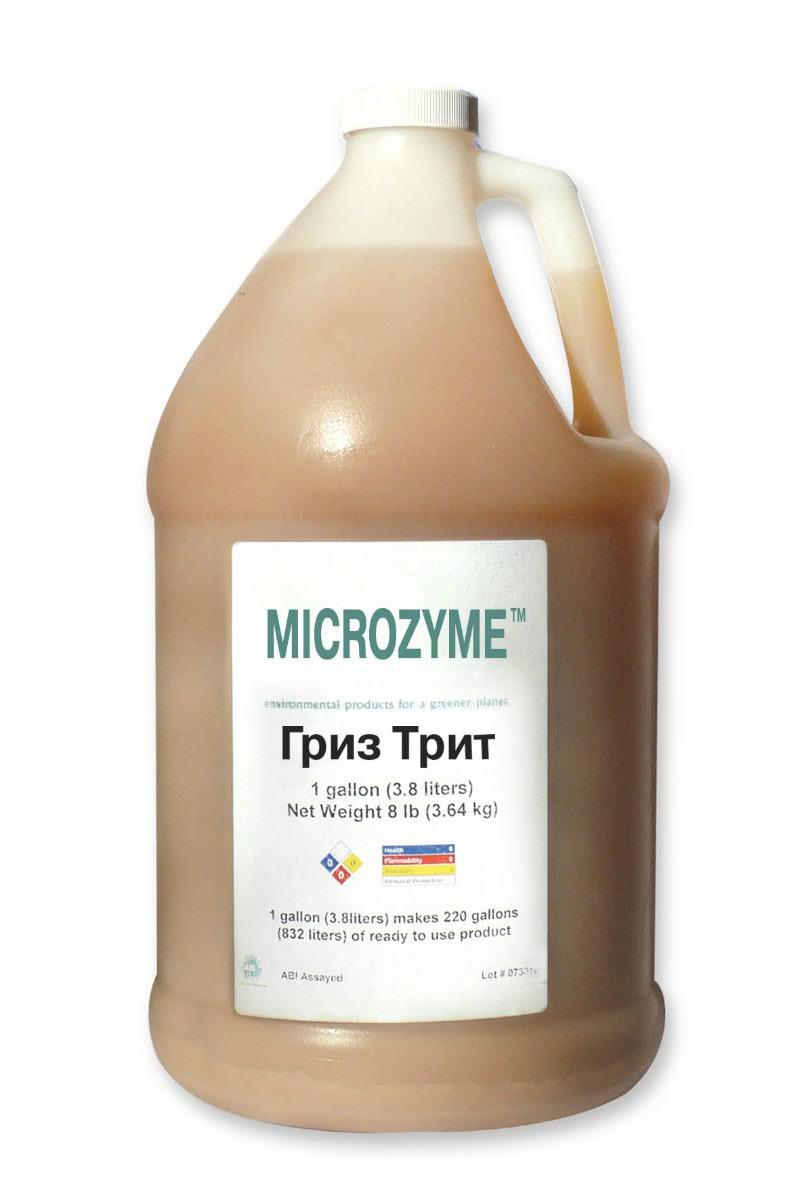 Біопрепарат для Розкладання Жирових Забруднень - Microzyme - Гріз-Тріт 3,785 л - ОРИГІНАЛ