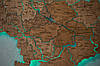 Дерев'яна карта України CraftBoxUA з підсвічуванням на акрилі, фото 4
