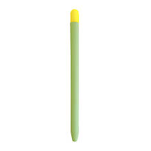 Чохол TPU Goojodoq Matt 2 Golor для стилуса Apple Pencil 2 Green/Yellow