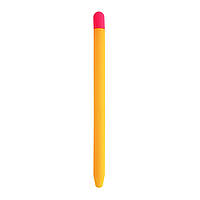 Чехол TPU Goojodoq Matt 2 Golor для стилуса Apple Pencil 2 Yellow/Pink