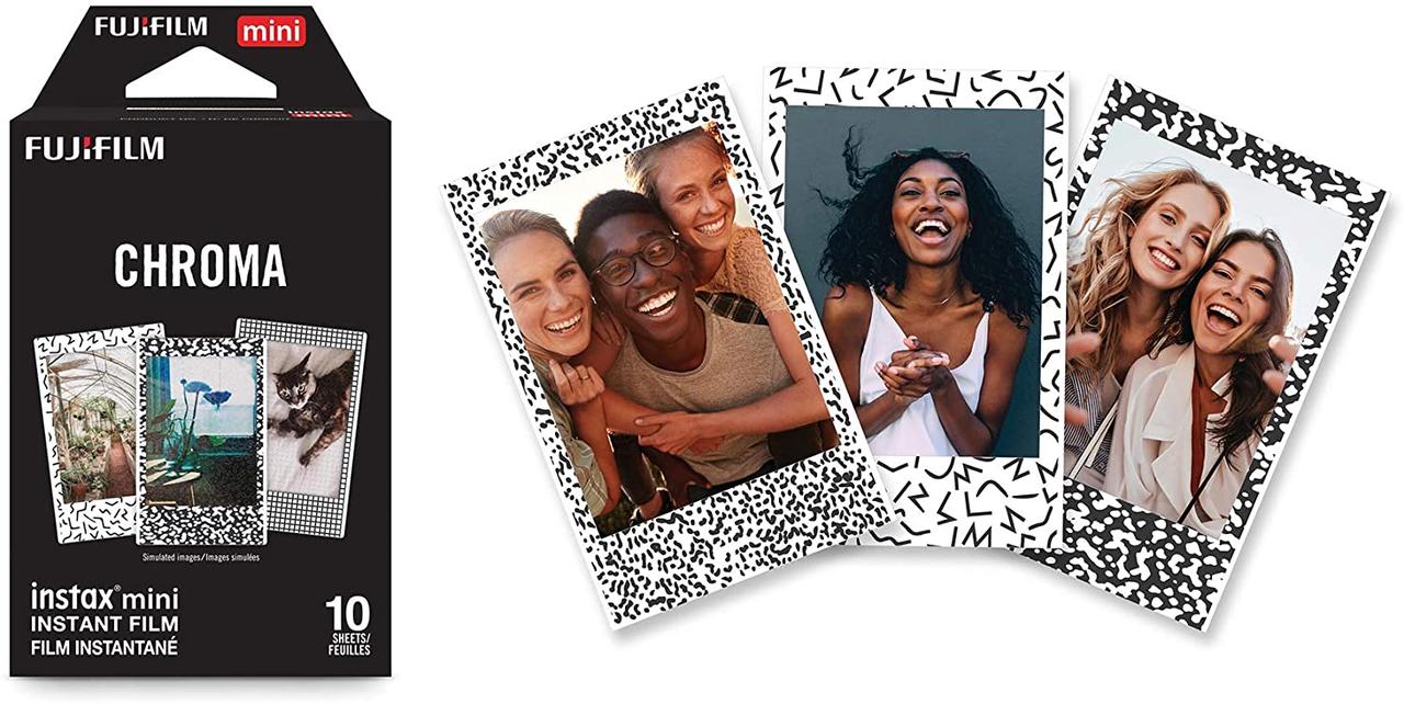 Фотопапір для камери Fujifilm Instax Mini Chroma instant Film 10 аркушів для 7S, 8,9, 11, 25, 50S (1 картридж) протерміновані !!!, фото 1