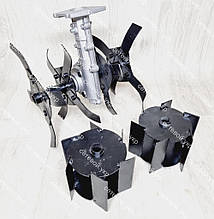 Насадка культиватор-сапка для бензокоси 26 і 28 мм штанга (вал 7 і 9 шліців) на підшипниках