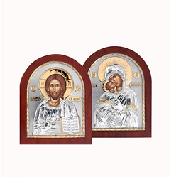 Вінчальна пара Спаситель і Богородиця ЕК3 - (110 х 130)