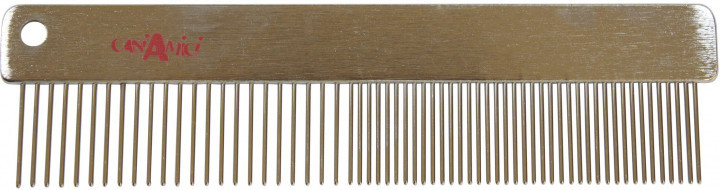 Гребінець Croci для собак і котів, пряма, без ручки, метал, фото 1