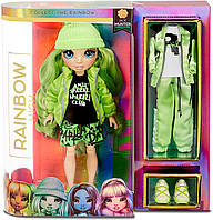 УЦІНКА! Зелена лялька Rainbow High Jade Hunter Green Clothes Fashion Doll Рейнбоу Хай Джейд Хантер 569664 Оригінал