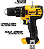 Комбінований комплект DEWALT 20V MAX, компактний 4-інструмента (DCK423D2)+зарядне і два акамулятора!, фото 2