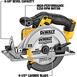 Комбінований комплект DEWALT 20V MAX, компактний 4-інструмента (DCK423D2)+зарядне і два акамулятора!, фото 5