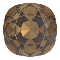 MC Cushion Square Preciosa (Чехія) 10х10 мм Smoked Topaz