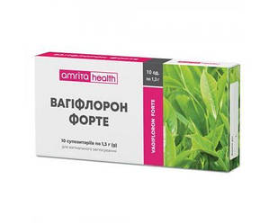 Ерозія шийки матки свічки Вагіфллорон Форте, 10 шт.-протизапальні свічки вагінально, сухість піхви