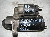 Б/у стартер Audi A4 B5-B7/Skoda Superb/Volkswagen Passat B5 2.4-3.0 1995-2006, 078911023D, BOSCH 0001108174,