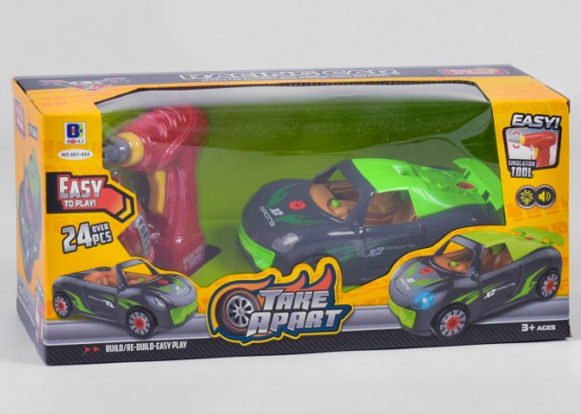 Гоночна машина-конструктор на радіоуправлінні