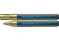 Маркер для декоративных и промышленных работ SCHNEIDER MAXX 270 2-3 мм, золотой