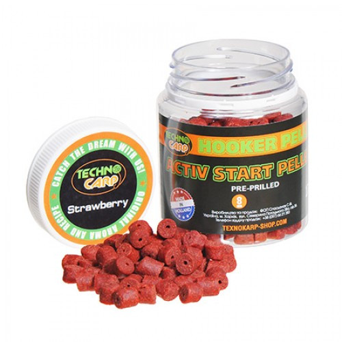 Пеллетс TechnoСarp Activ Start Pellets Strawberry 170г