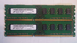 8GB 2x4GB DDR3 1600MHz Micron PC3 12800U 2Rx8 RAM Оперативна пам'ять
