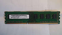 4GB DDR3 1600MHz Micron PC3 12800U 2Rx8 RAM Оперативная память