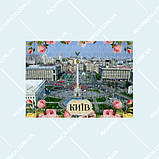 Київ - магніт на холодильник вініл 95х70 (Майдан), фото 6