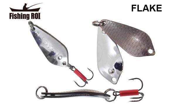 Блешня Fishing ROI Flake 18gr 005+001 (шумова)