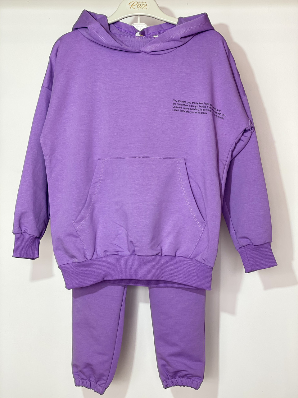 Костюм для дівчинки Benini 9993 134 см Фіолетовий