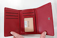 Жіночий гаманець Balisa C7684 червоний Невеликий жіночий гаманець зі штучної шкіри закривається на кнопку, фото 3