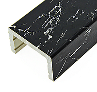 Борт для душового піддону, чорний (ФС804) 50х80 мм. довжиною 2000 м \ п