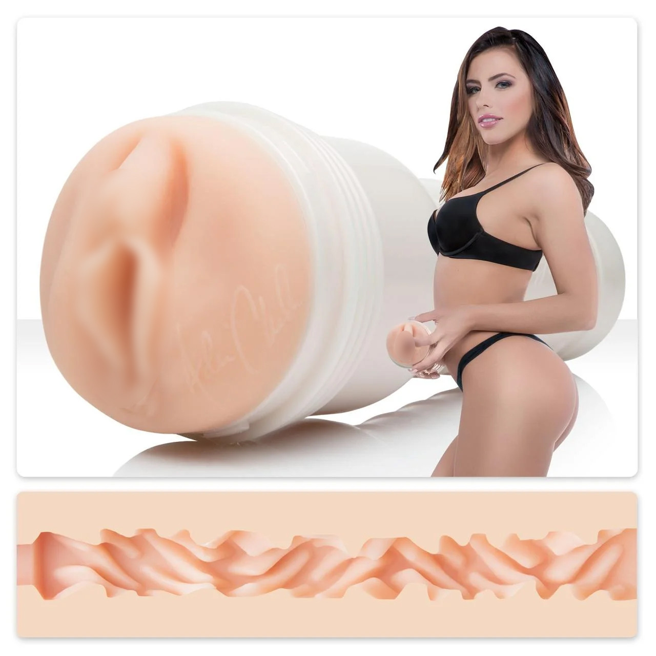 Masturbator Fleshlight Girls: Adriana Chechik - імператриця, з піхвою, дуже ніжною