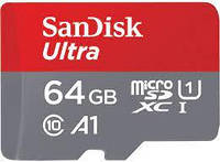 Карта памяти Micro SD SanDisk Ultra 64 GB Class 10 UHS-I M100 MB/s