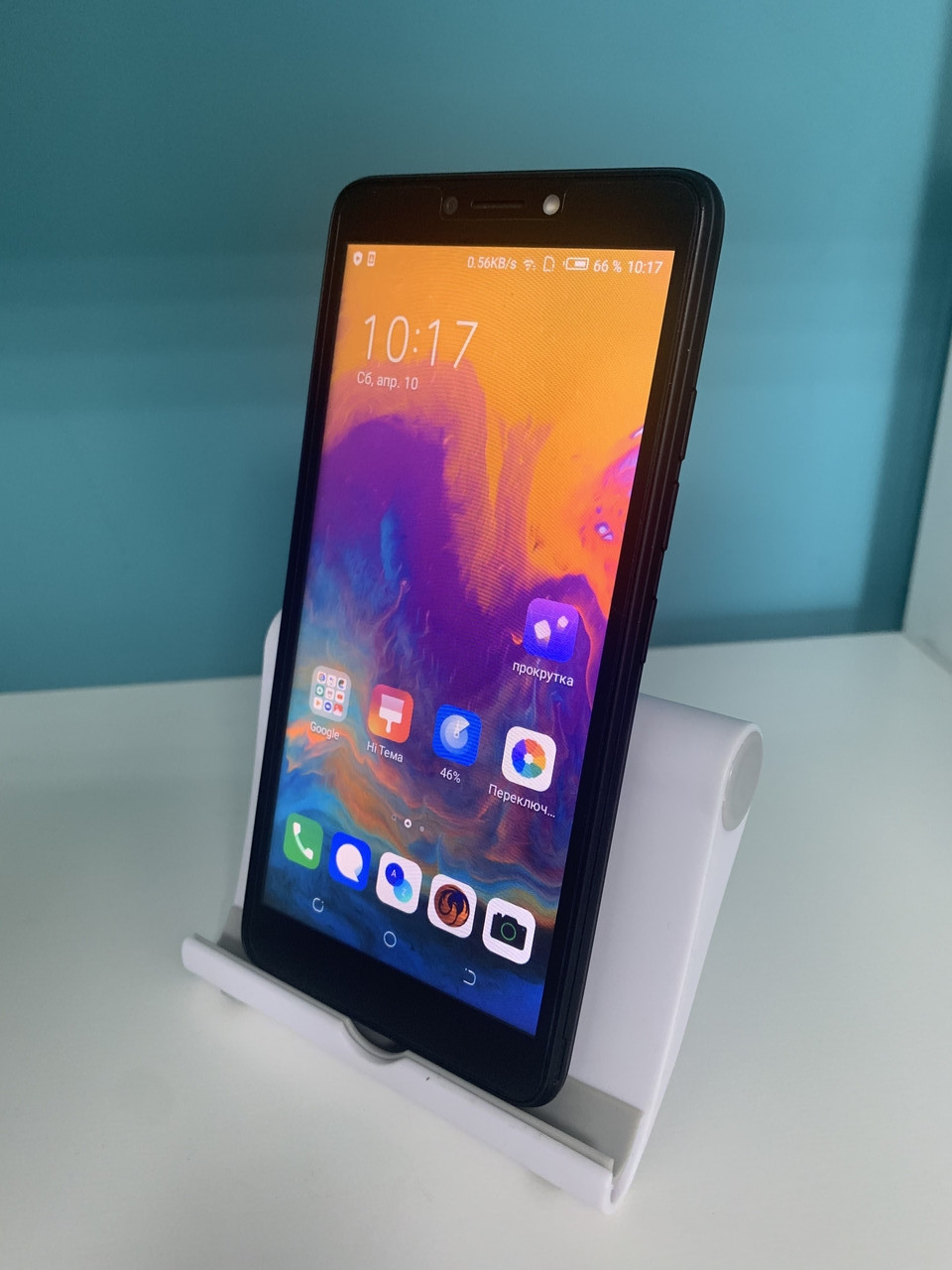 БУ Смартфон Tecno POP 2F (B1f) 1/16GB чорний