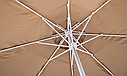 Зонт Кафе антиветер 2.7 метра MH-3839 Парасолька садовий, для кафе діаметр 2.7 м, 8 спиць, фото 4