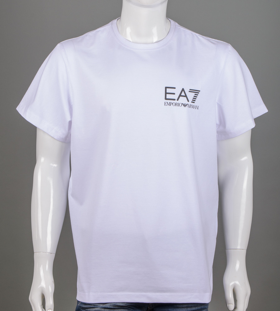 Футболка батал EA7 Armani 2155б (Уп.4шт 3XL,4XL), Білий