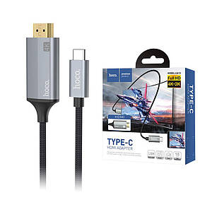 Кабель Type-C to HDMI 4K Hoco UA13