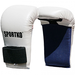 Рукавички накладки для карате Sportko НК2 L вініл Білі