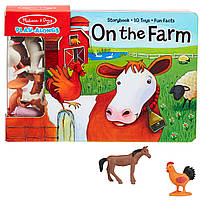 М'яка книга з ігровими фігурками тварин ферми Melіssa & Doug (MD31285)